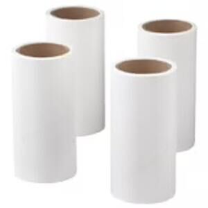 IKEA BÄSTIS Lint Roller Refill Pack with 4 Rolls and 240 Sticky Sheets